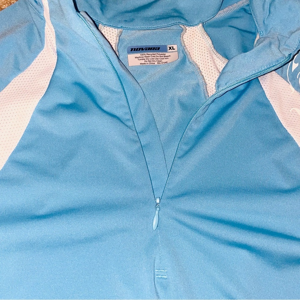 Novara | Classic Short Sleeve Cycling Jersey Blue & White Womens XL - Picture 8 of 11